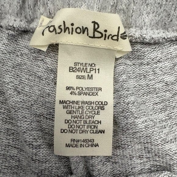 Gray High Rise Elastic Waist Soft Wide-Leg Comfortable Lounge Pants Womens M - Picture 3 of 6